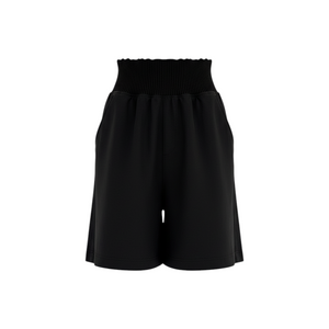 LULULEMON Stretch Woven Ruffle-Waist HR Short 9" in Black XXS