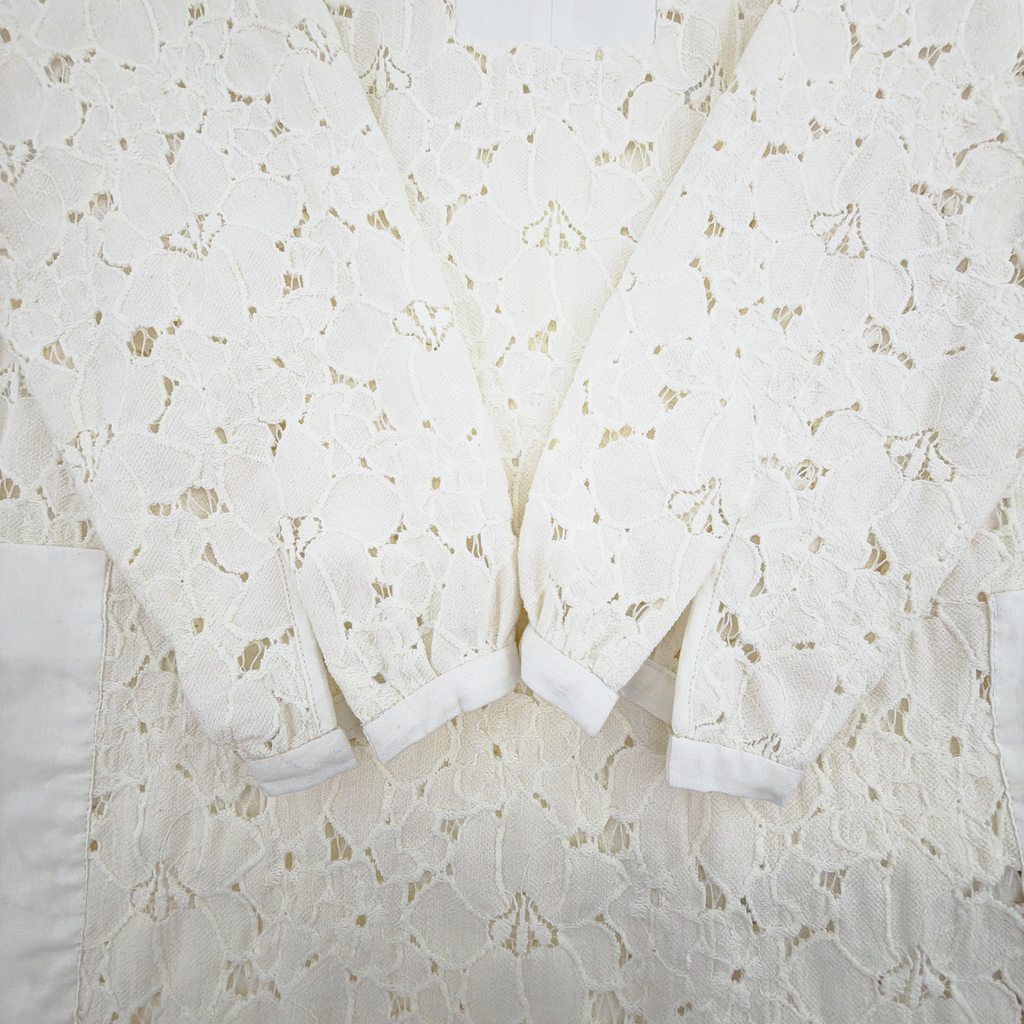 L'AGENCE Floral Lace Caftan Cover-up Dress One Size L'Agence