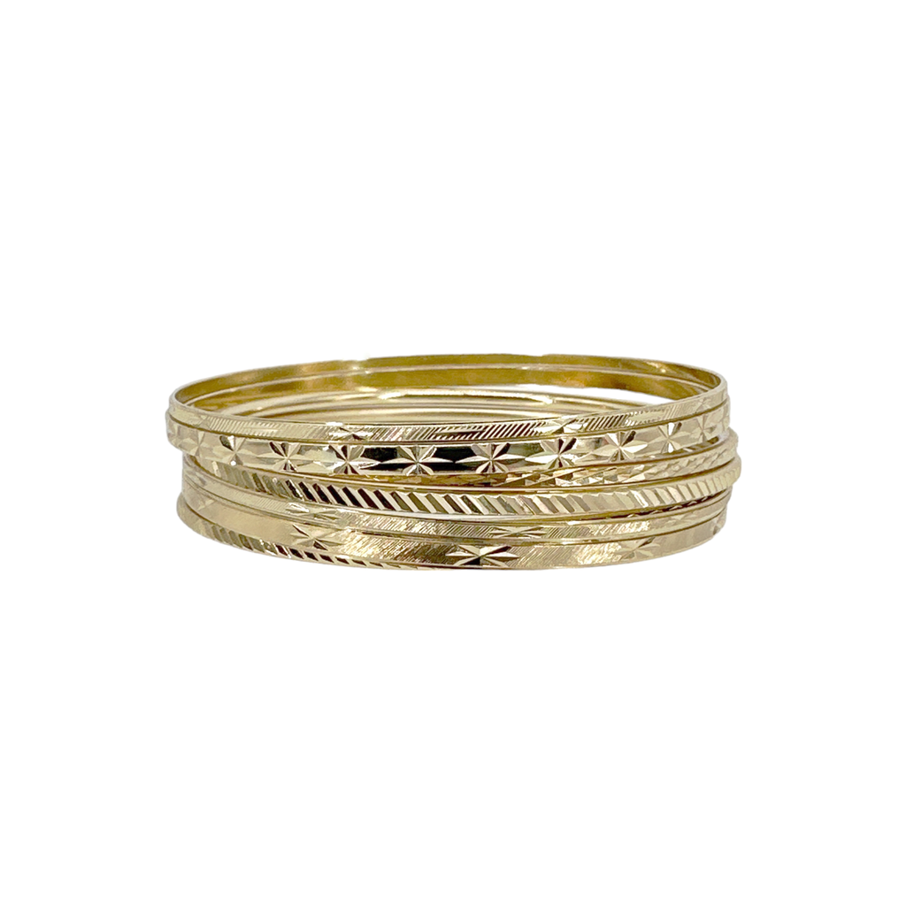 L GEORGE Designs Bangle Bunch Set of 8 L George Designs
