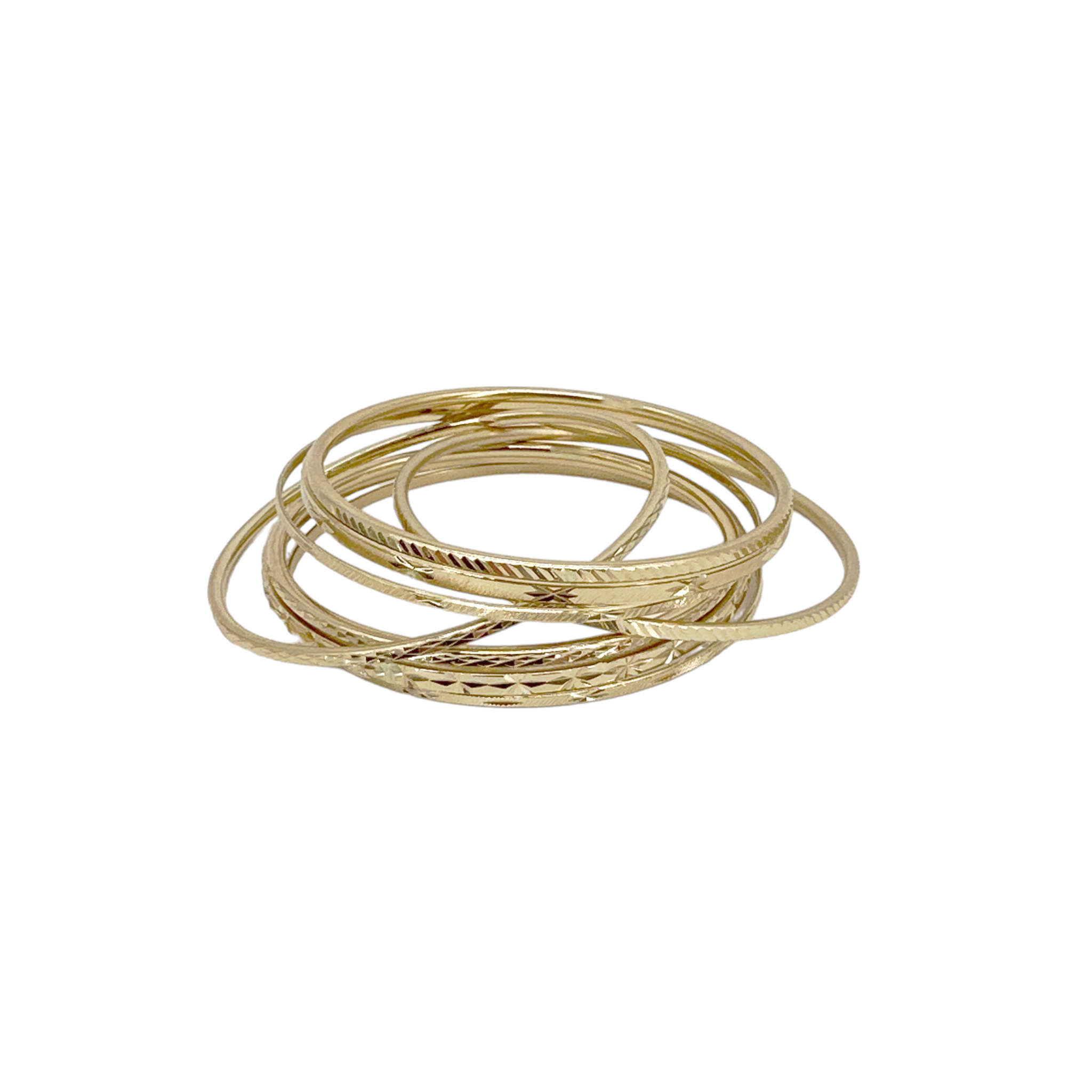 L GEORGE Designs Bangle Bunch Set of 8 L George Designs