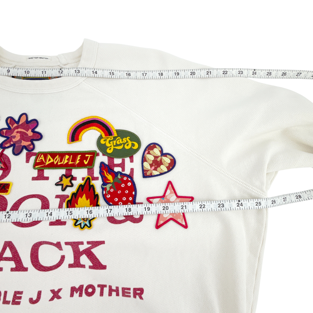 La DOUBLEJ x MOTHER The Biggie Concert Whisper White Patch It Up La Double J