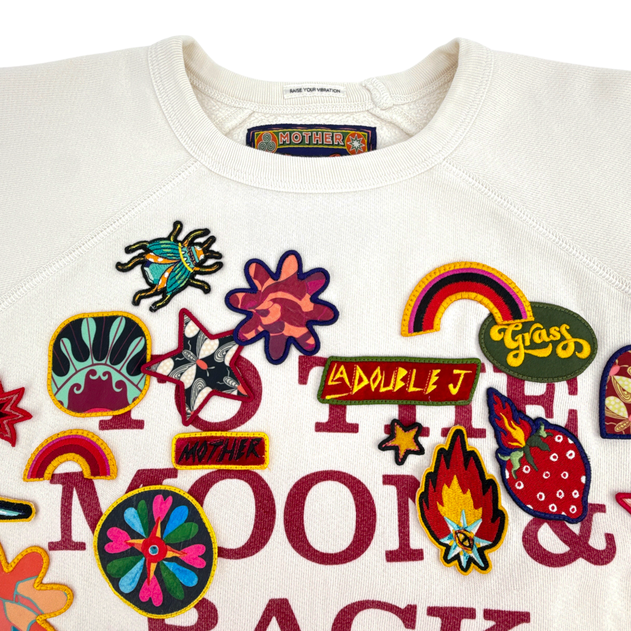 La DOUBLEJ x MOTHER The Biggie Concert Whisper White Patch It Up La Double J