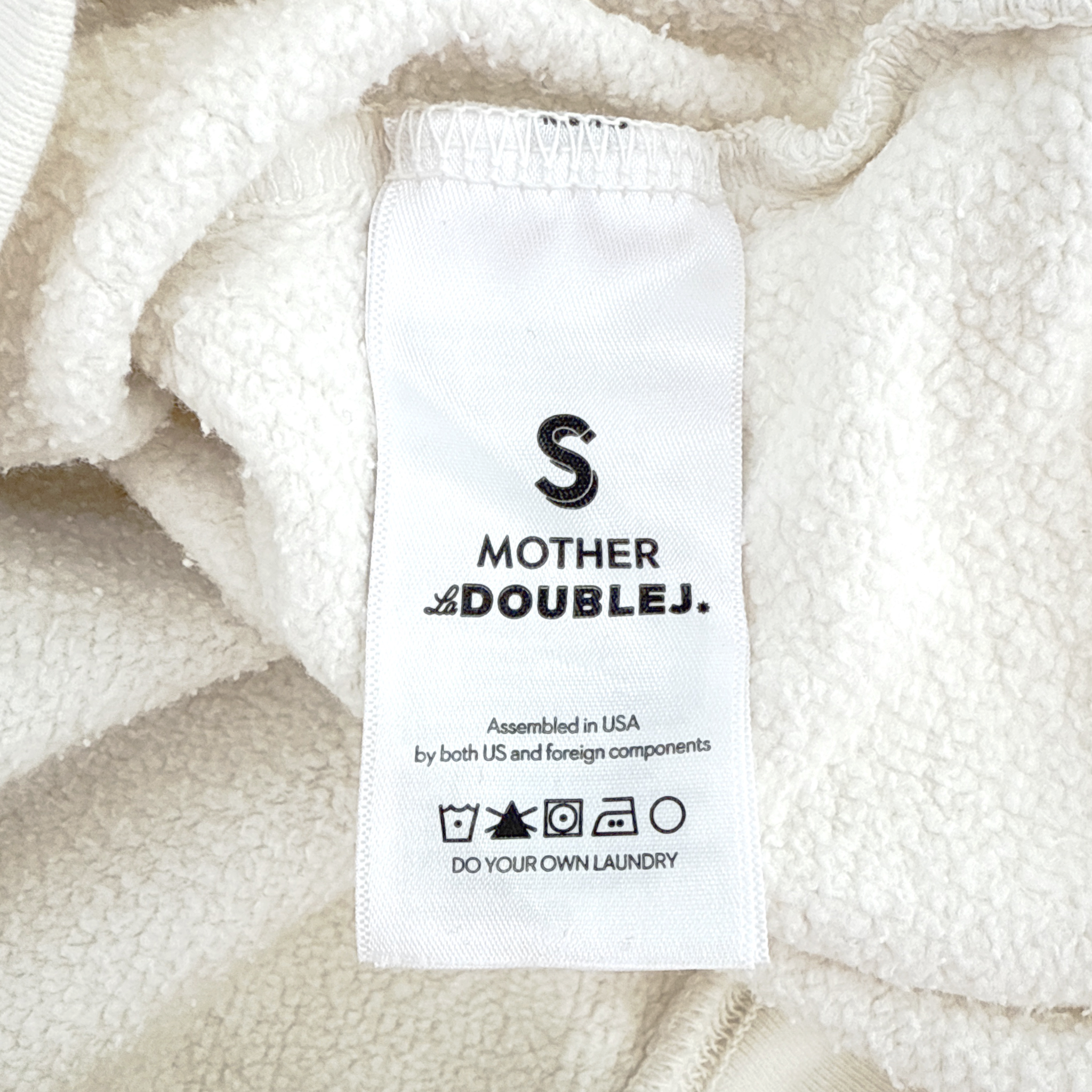 La DOUBLEJ x MOTHER The Biggie Concert Whisper White Patch It Up La Double J