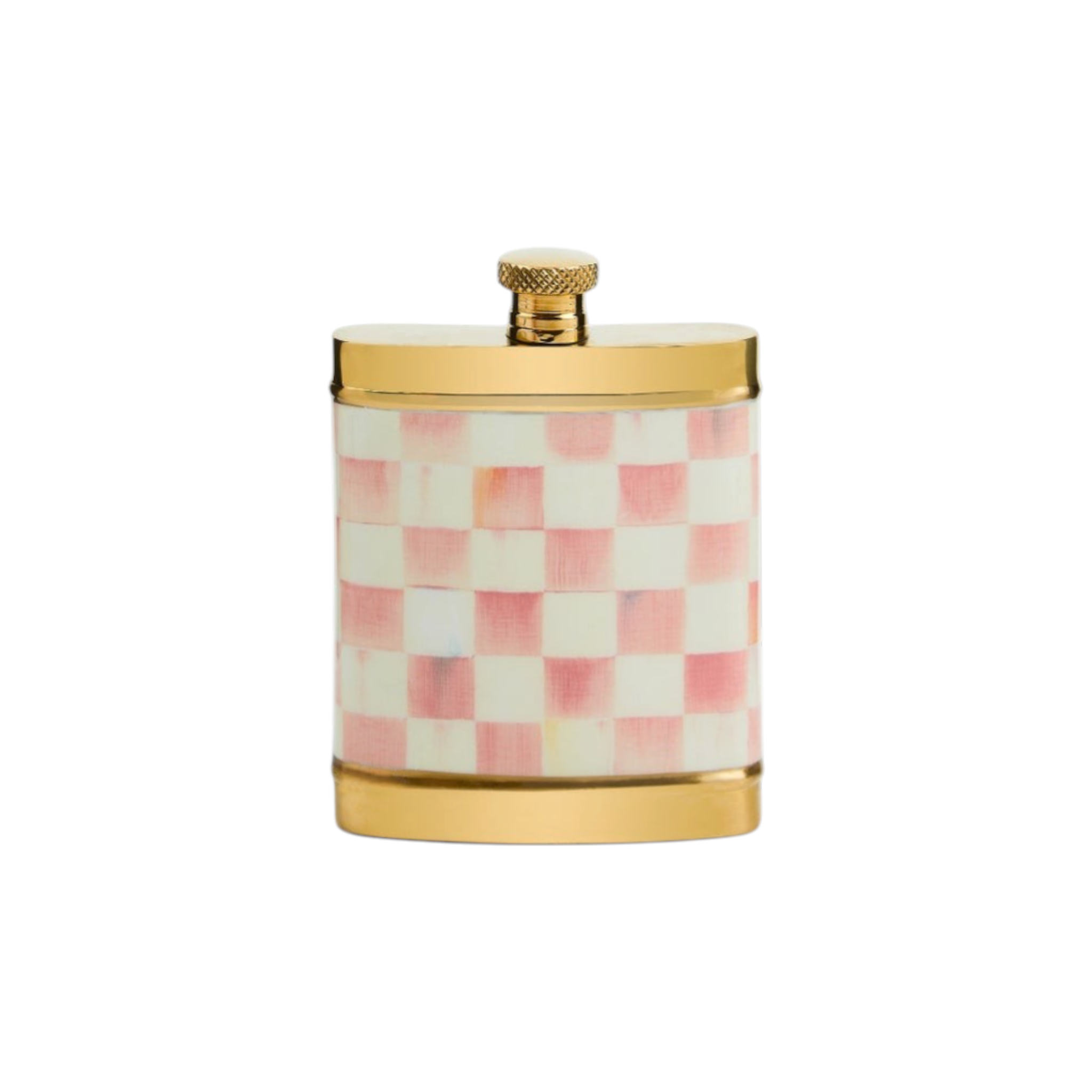 MACKENZIE-CHILDS Rosy Check 3260 Flask Mackenzie-Childs