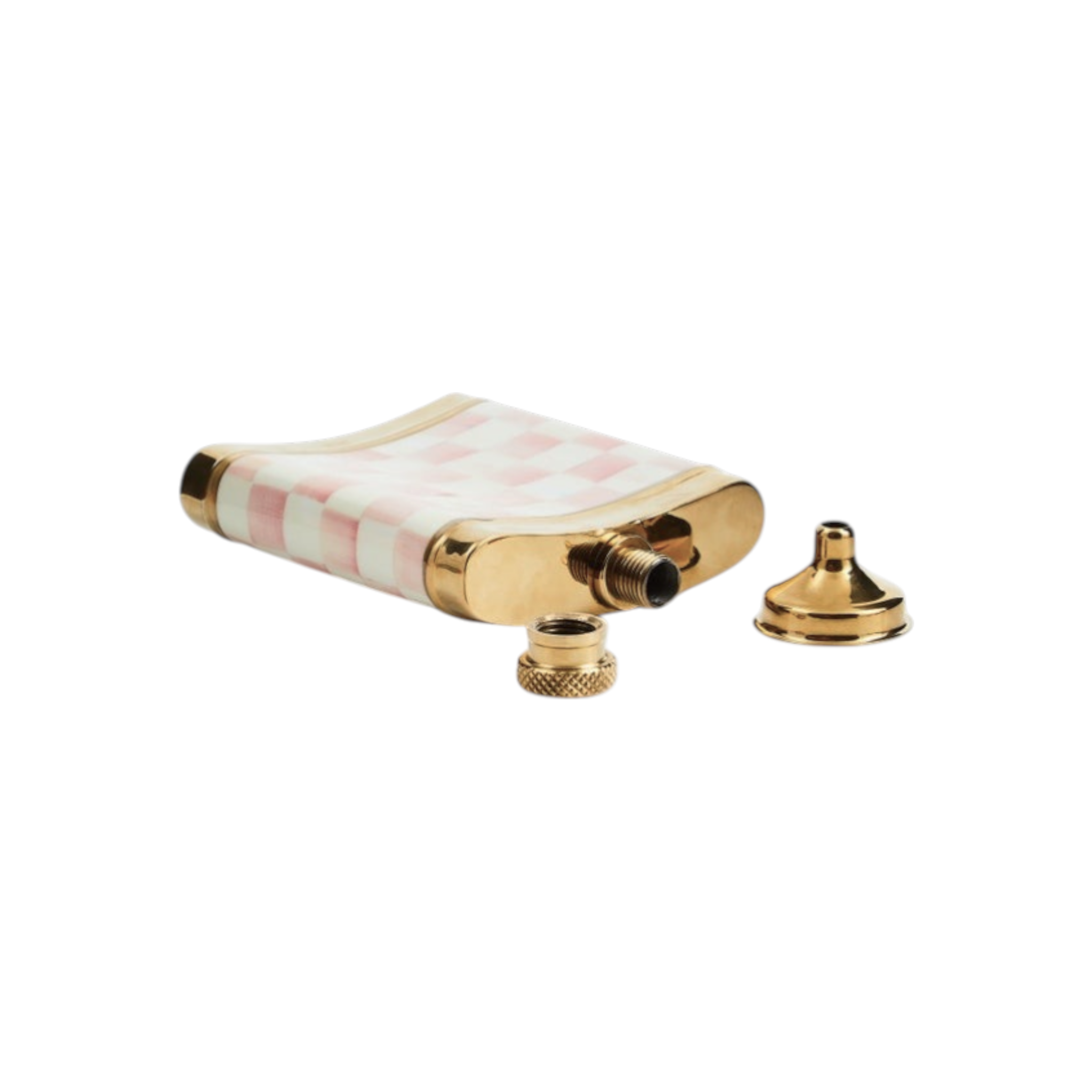MACKENZIE-CHILDS Rosy Check 3260 Flask Mackenzie-Childs