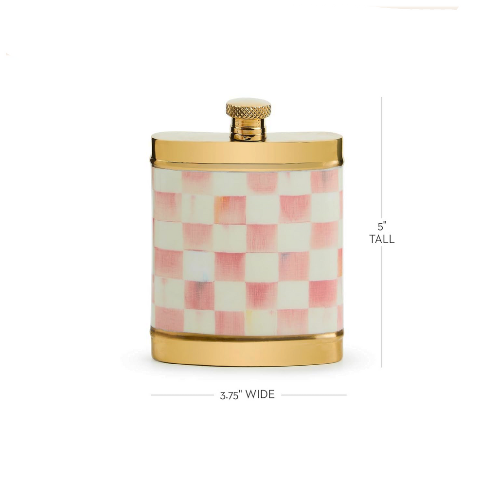 MACKENZIE-CHILDS Rosy Check 3260 Flask Mackenzie-Childs