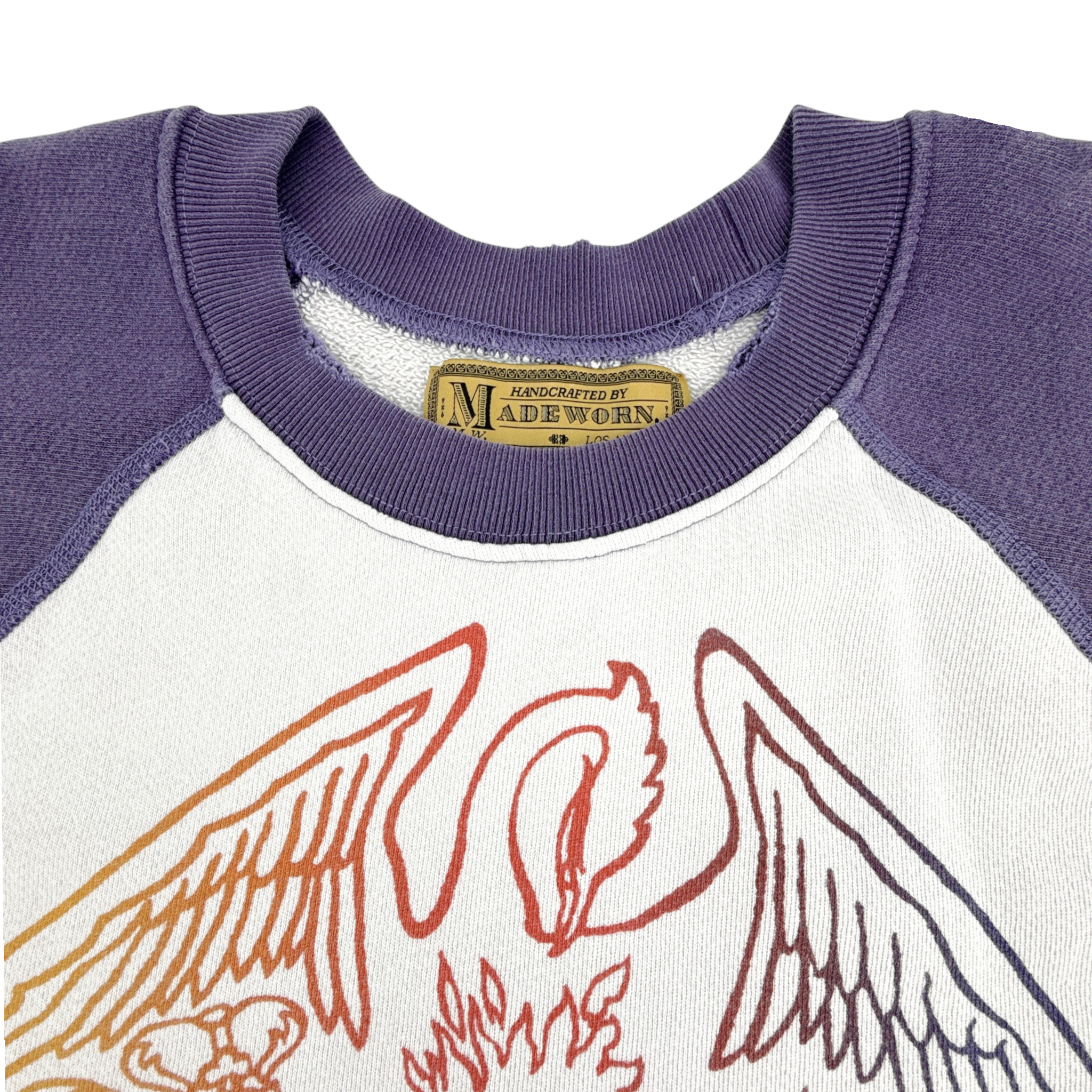 MADEWORN Queen American Tour Short Sleeve Sweatshirt S Madeworn