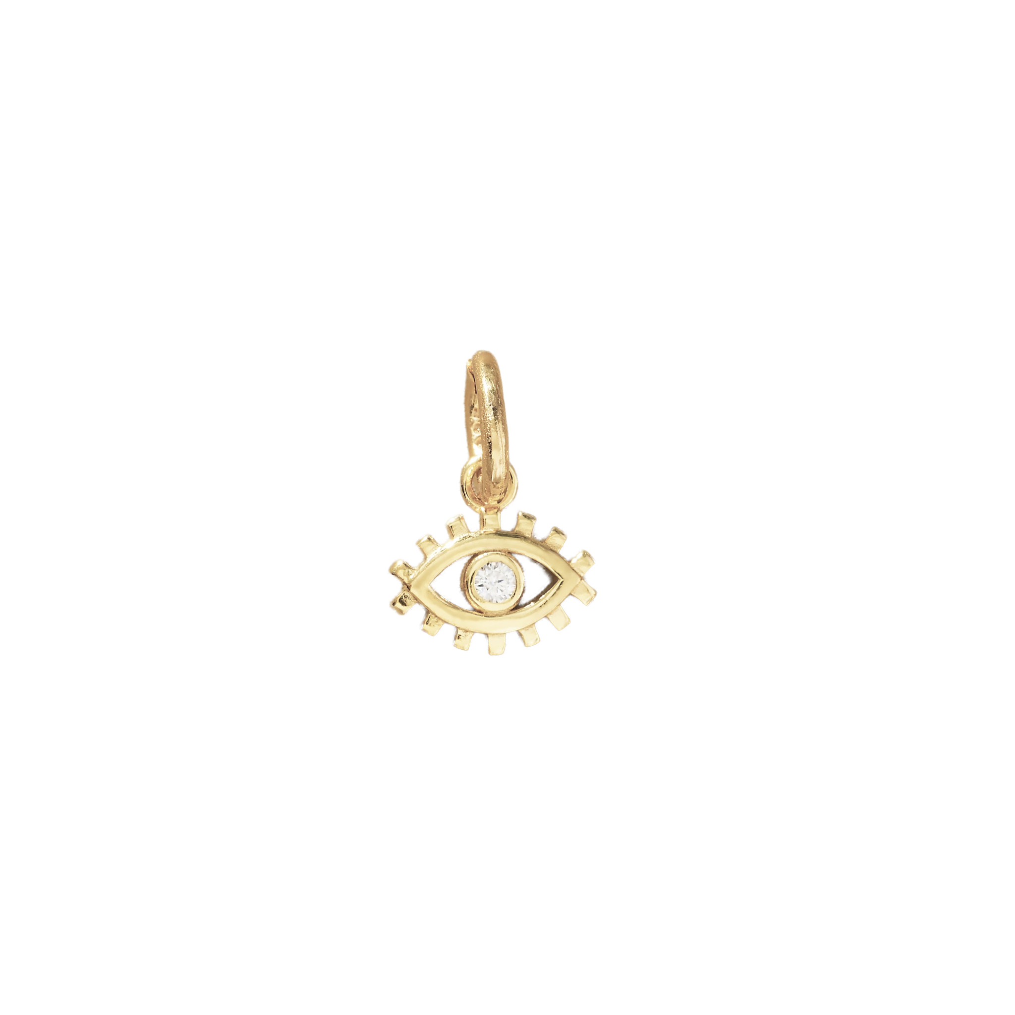 MAISON IREM x ANTHROPOLOGIE Pendant Charm Evil Eye in Gold Anthropologie