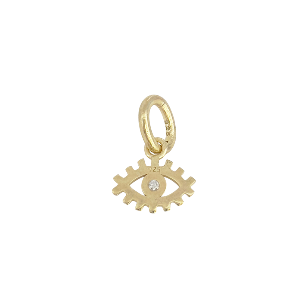 MAISON IREM x ANTHROPOLOGIE Pendant Charm Evil Eye in Gold Anthropologie