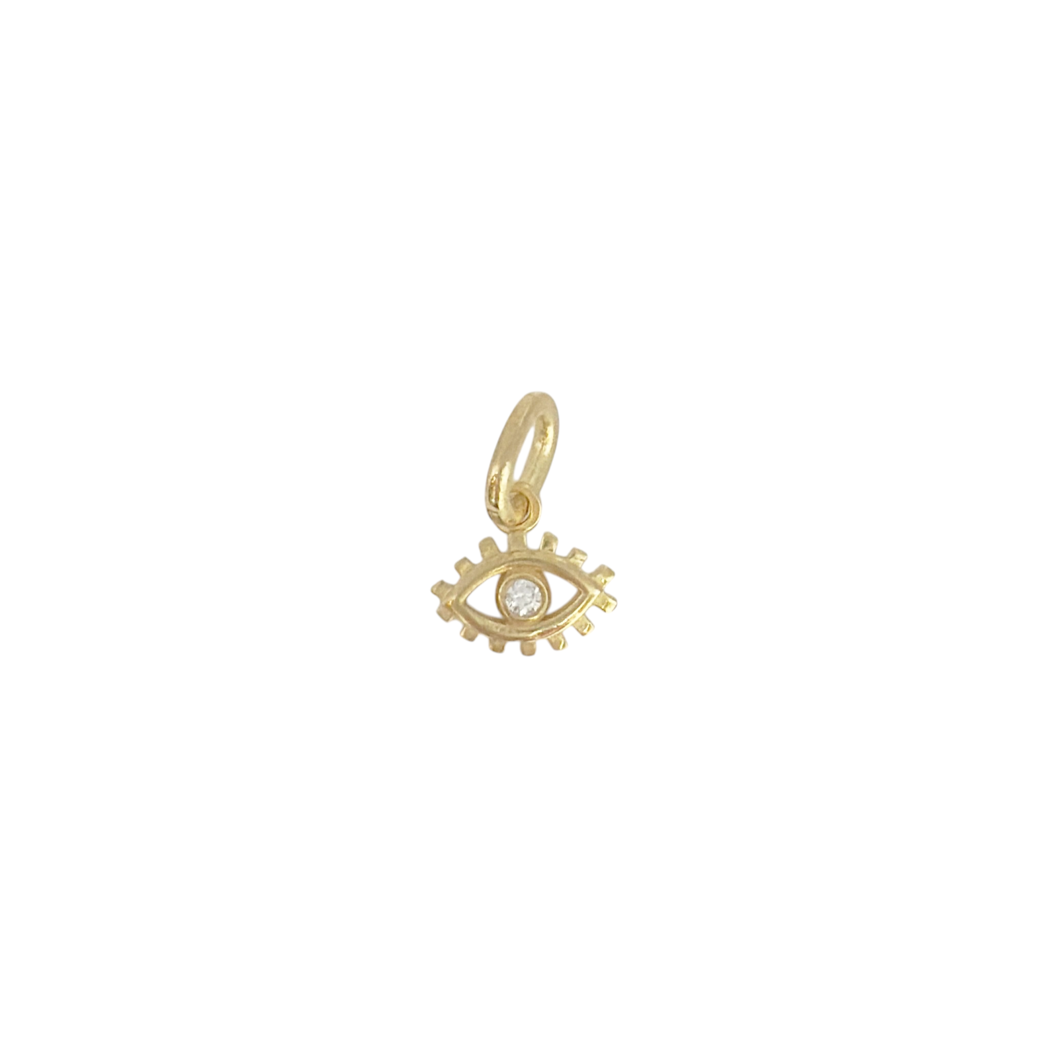MAISON IREM x ANTHROPOLOGIE Pendant Charm Evil Eye in Gold Anthropologie