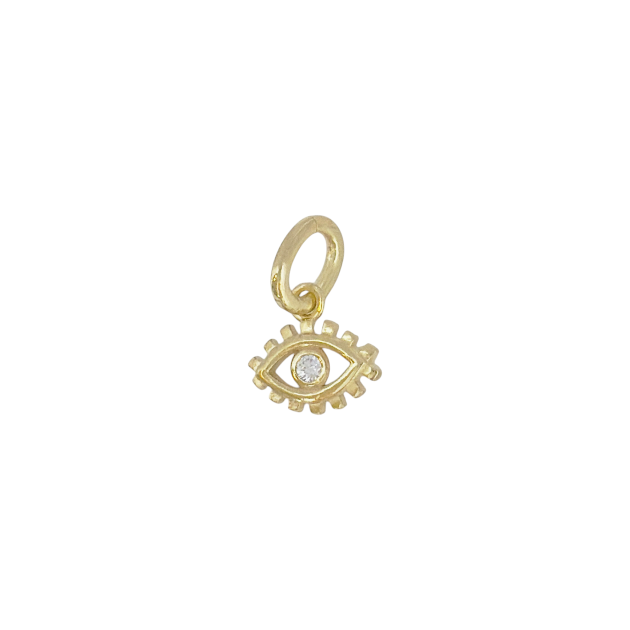 MAISON IREM x ANTHROPOLOGIE Pendant Charm Evil Eye in Gold Anthropologie