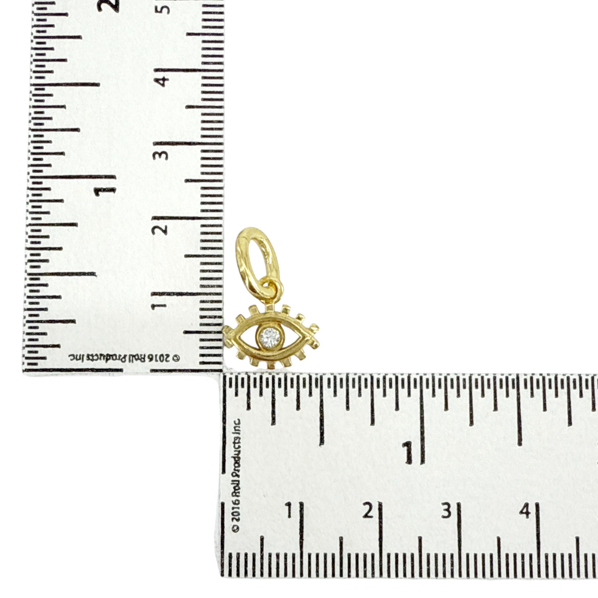 MAISON IREM x ANTHROPOLOGIE Pendant Charm Evil Eye in Gold Anthropologie