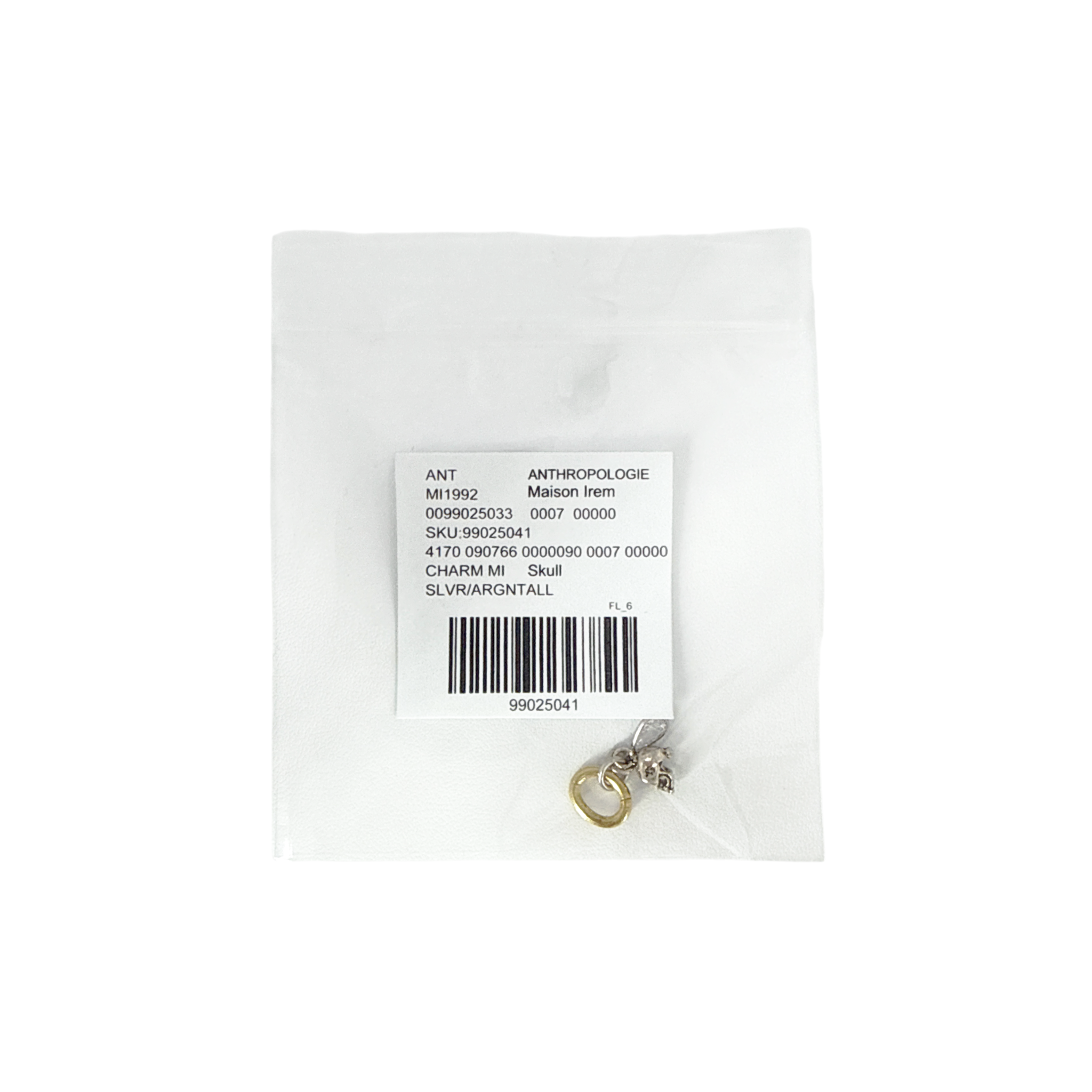 MAISON IREM x ANTHROPOLOGIE Pendant Charm Skull Anthropologie