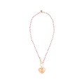 MAISON IREM Big Heart Necklace Pearl & Gold Maison Irem