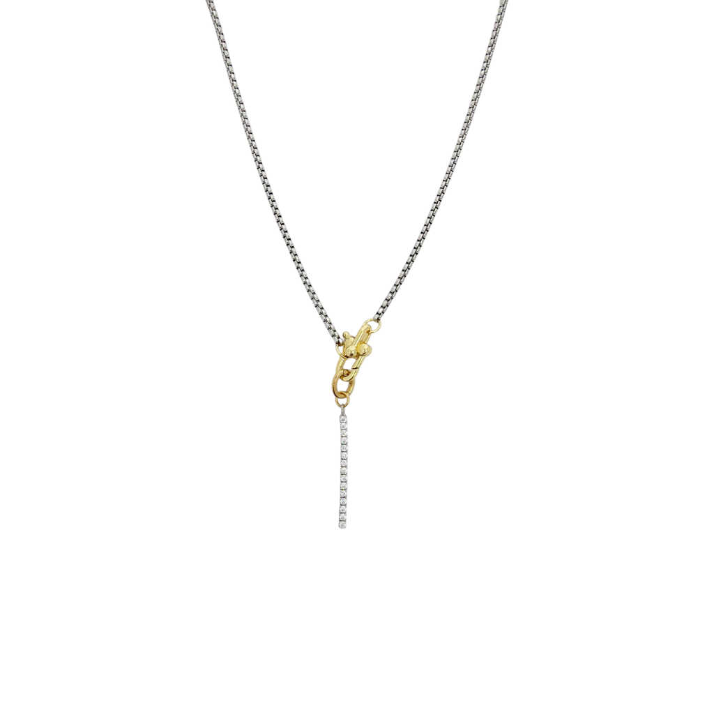 MAISON IREM x ANTHROPOLOGIE Pendant Charm Long Zirconia Chain Maison Irem