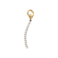 MAISON IREM x ANTHROPOLOGIE Pendant Charm Long Zirconia Chain Maison Irem