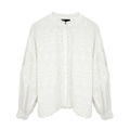 MAJE Ceanna Embroidered Cotton Shirt 1 | S Maje