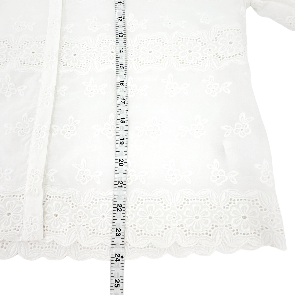 MAJE Ceanna Embroidered Cotton Shirt 1 | S Maje