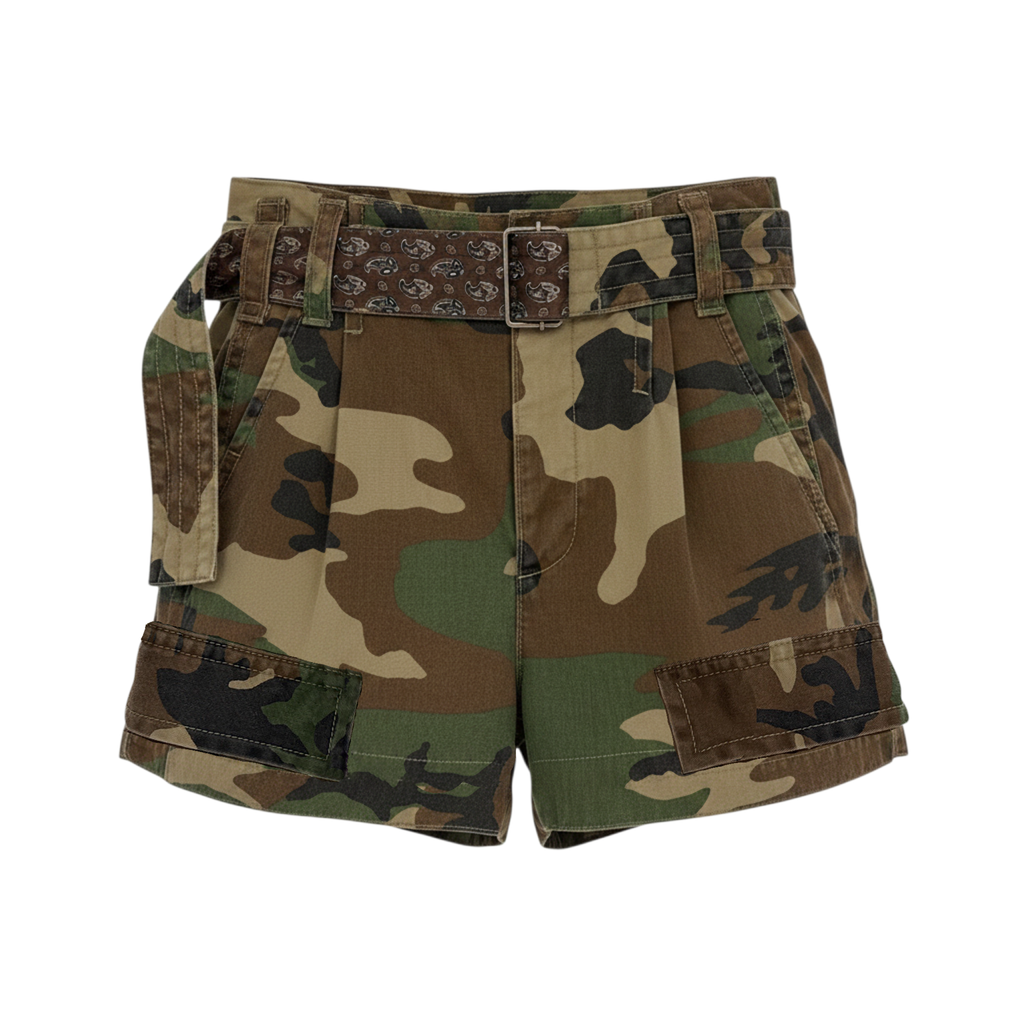 MARC JACOBS Army Cargo Pocket Short in Military Green Multi 0 Marc Jacobs