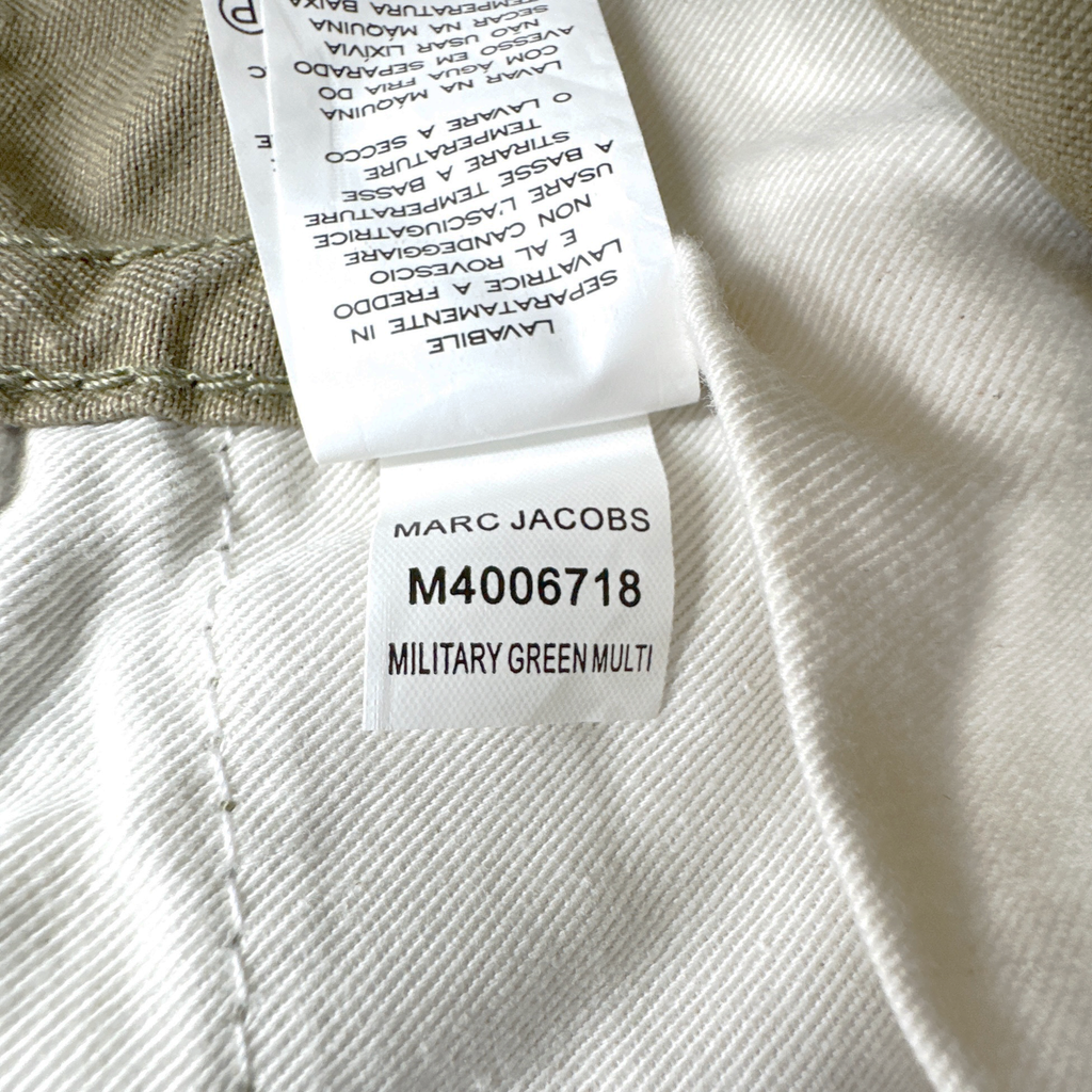 MARC JACOBS Army Cargo Pocket Short in Military Green Multi 0 Marc Jacobs