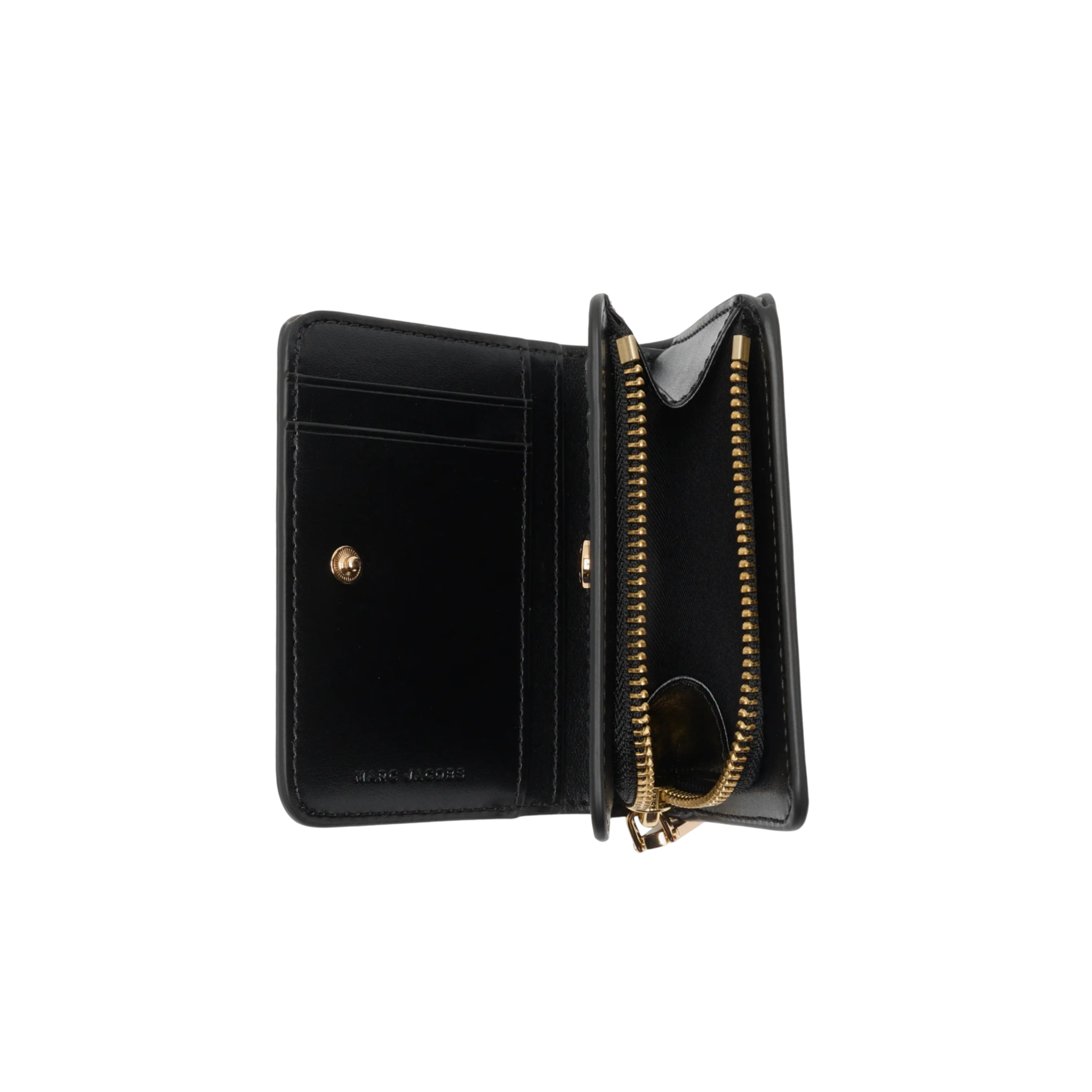 MARC JACOBS Mini Glitter Compact Wallet in Gold Marc Jacobs