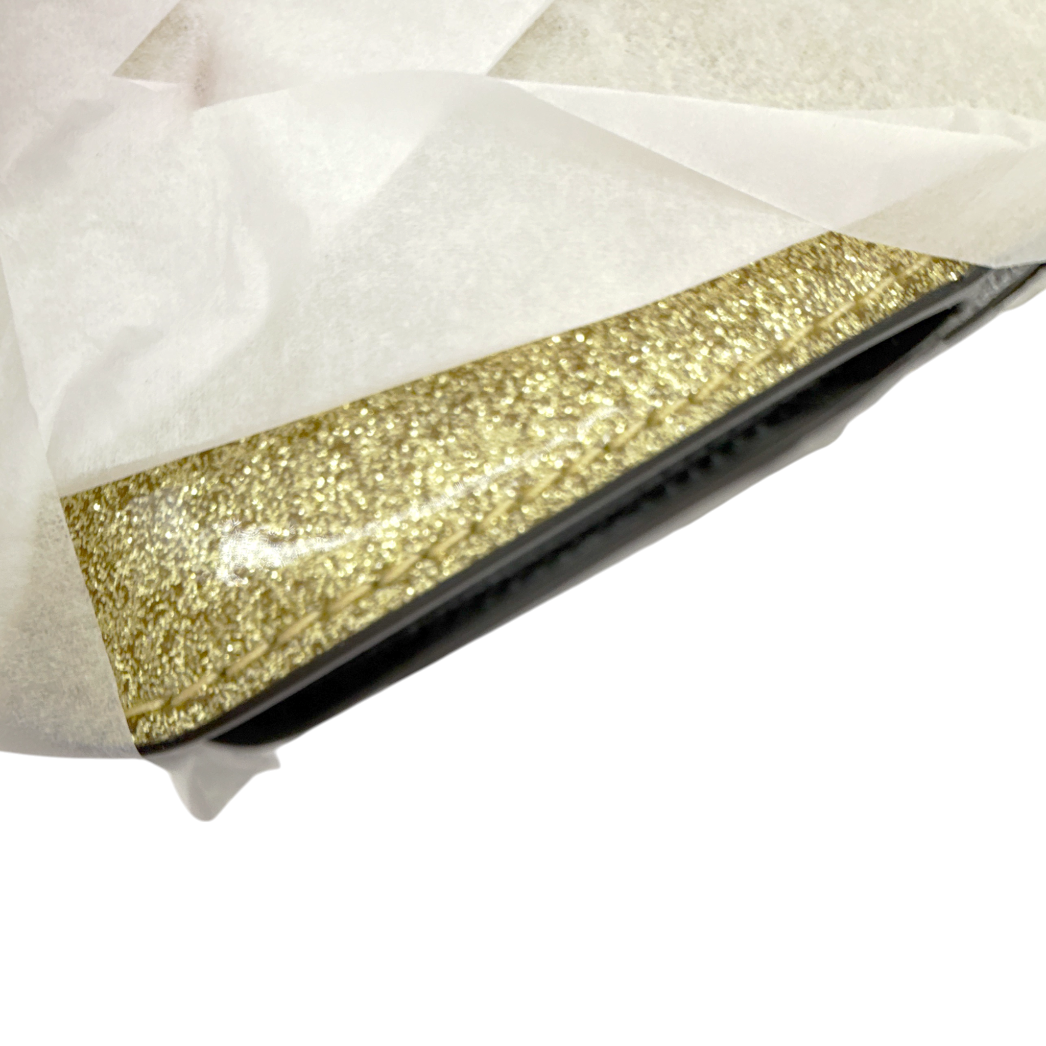 MARC JACOBS Mini Glitter Compact Wallet in Gold Marc Jacobs