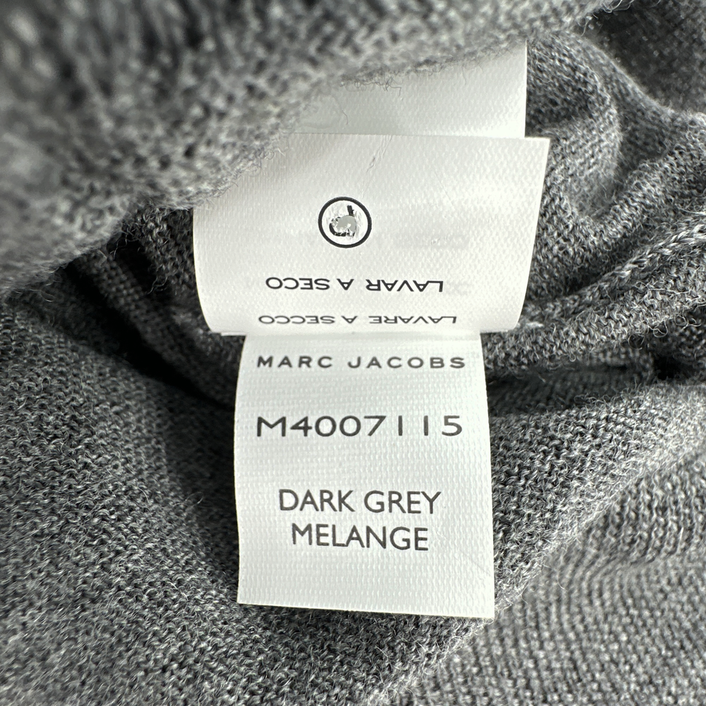 MARC JACOBS Ruffle Merino Wool Sweater S Marc Jacobs