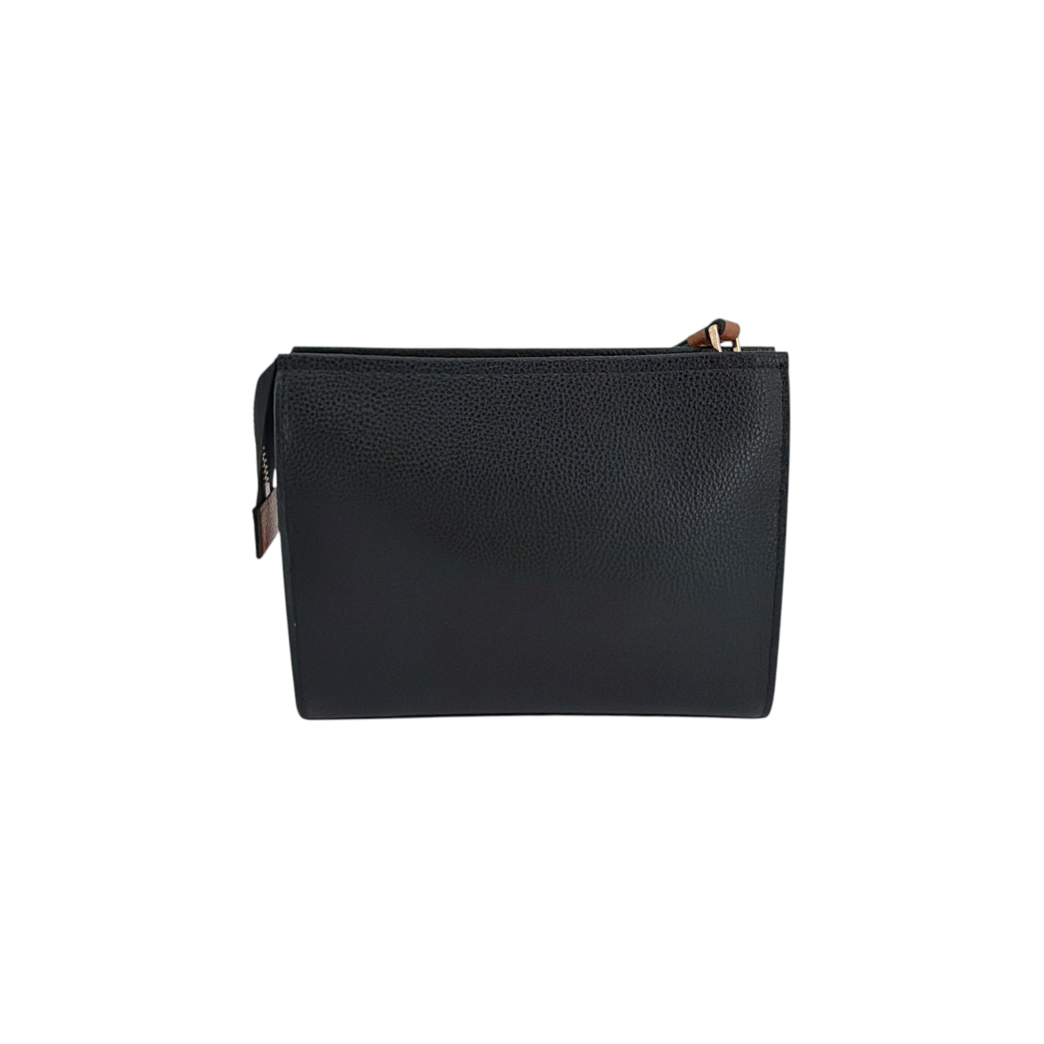 MARC JACOBS The Grind Leather Cosmetic Pouch in Smoked Almond Multi Marc Jacobs