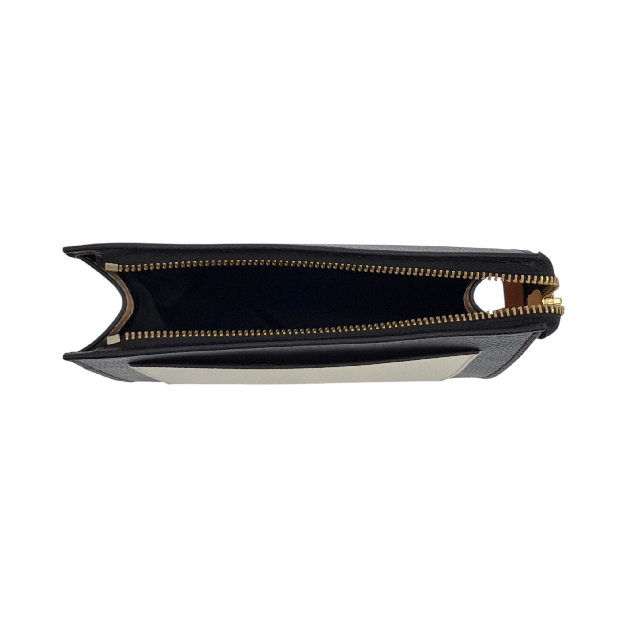 MARC JACOBS The Grind Leather Cosmetic Pouch in Smoked Almond Multi Marc Jacobs