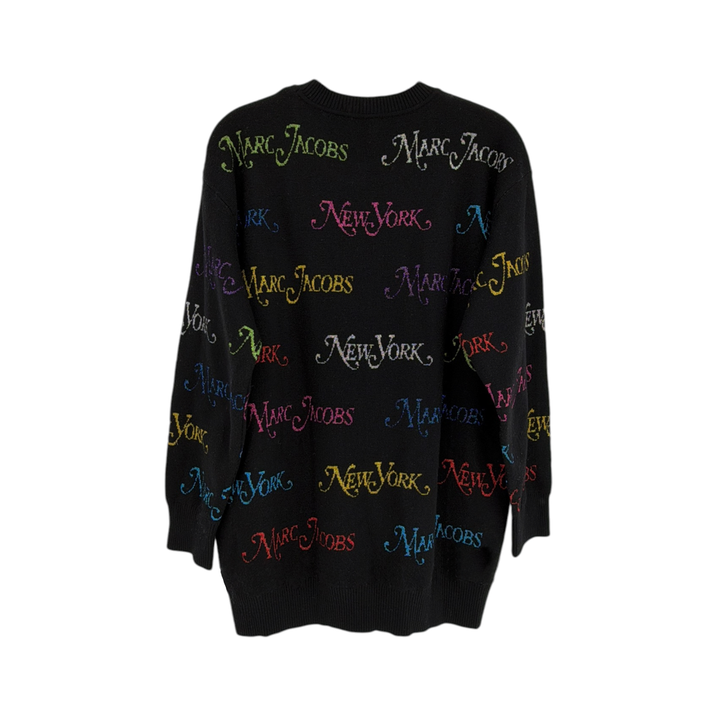 MARC JACOBS x NEW YORK MAGAZINE The Logo Sweater in Black XS Marc Jacobs