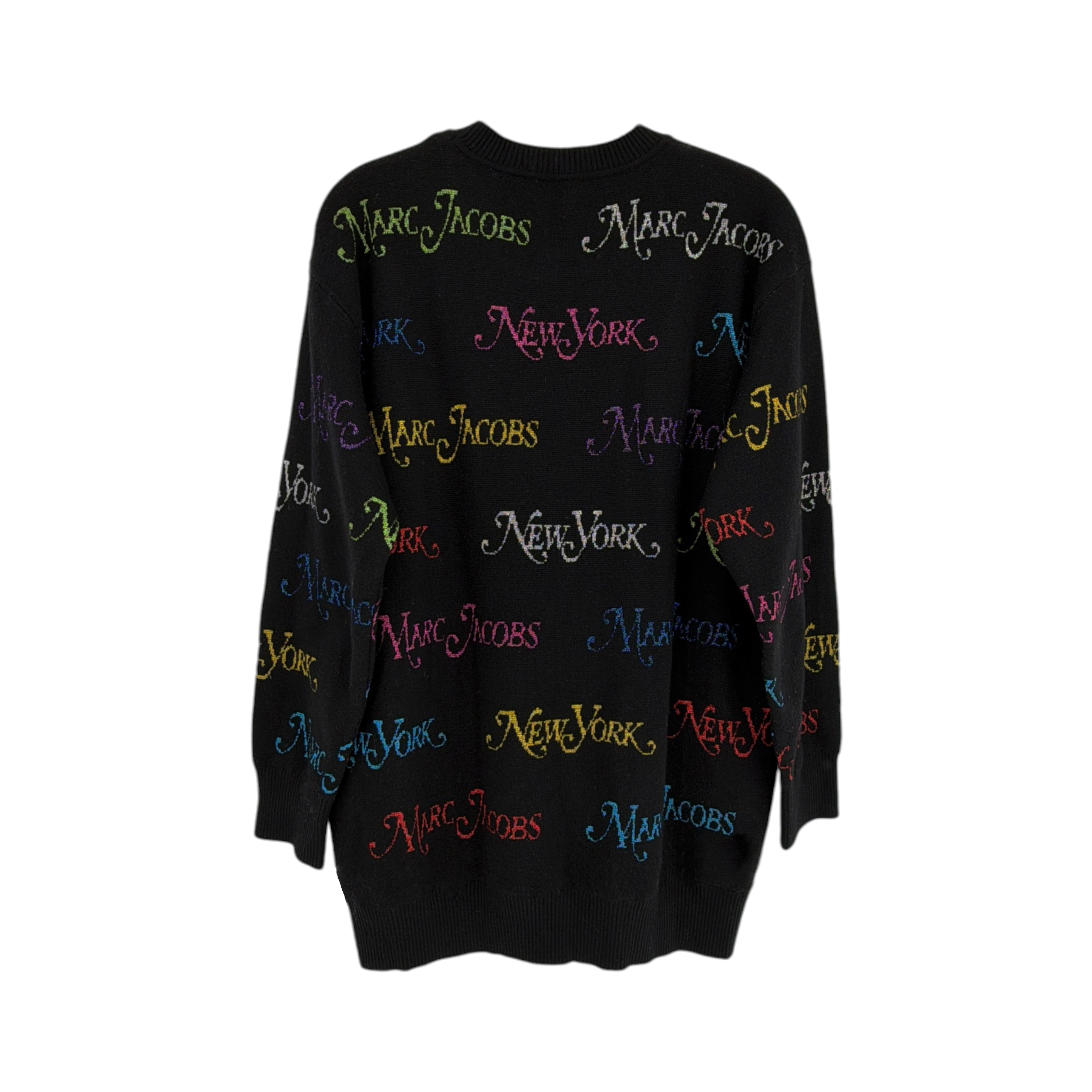 MARC JACOBS x NEW YORK MAGAZINE The Logo Sweater in Black XS Marc Jacobs