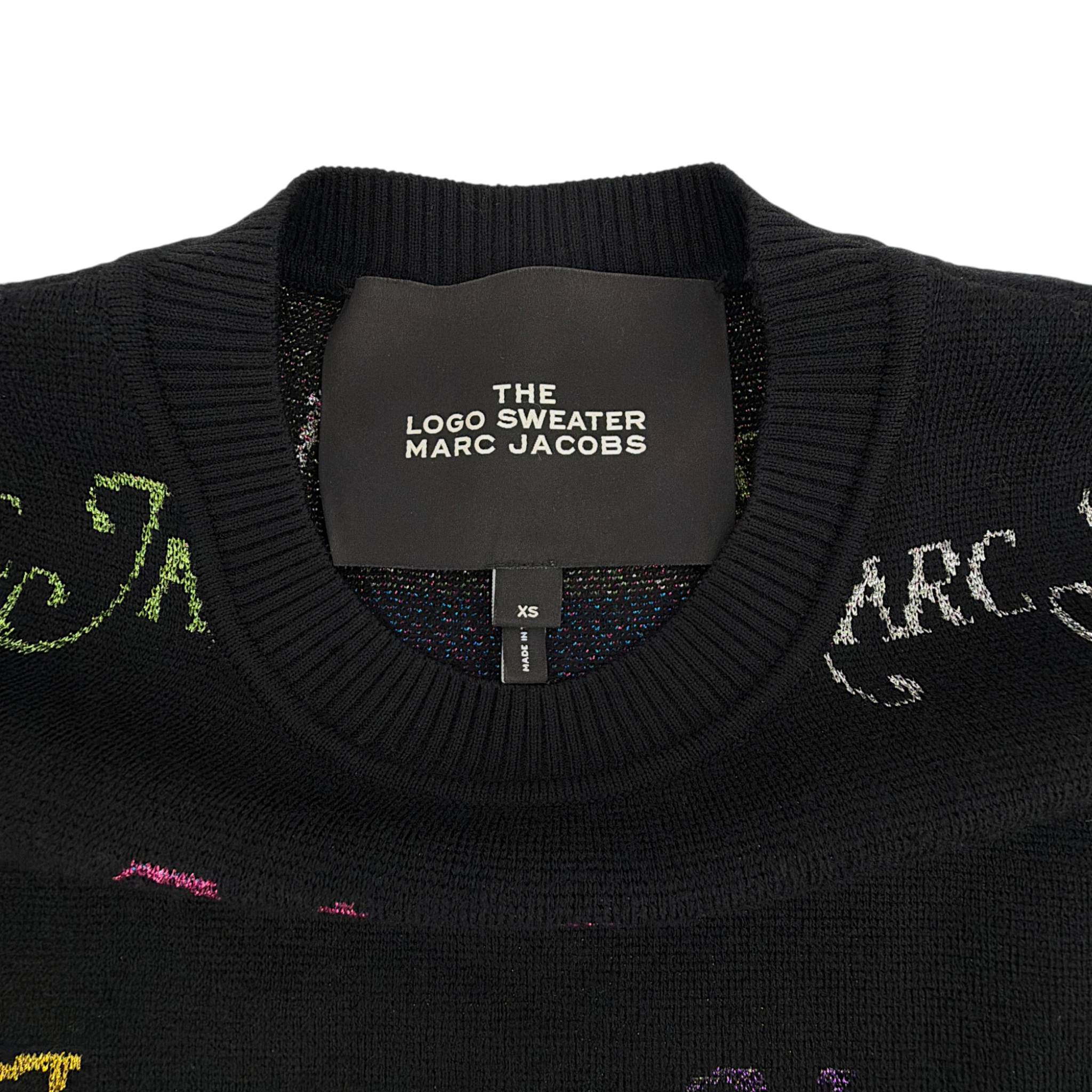 MARC JACOBS x NEW YORK MAGAZINE The Logo Sweater in Black XS Marc Jacobs