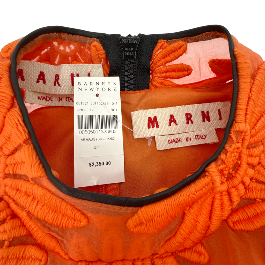 MARNI Floral Silk Dress IT42|US6|S MARNI