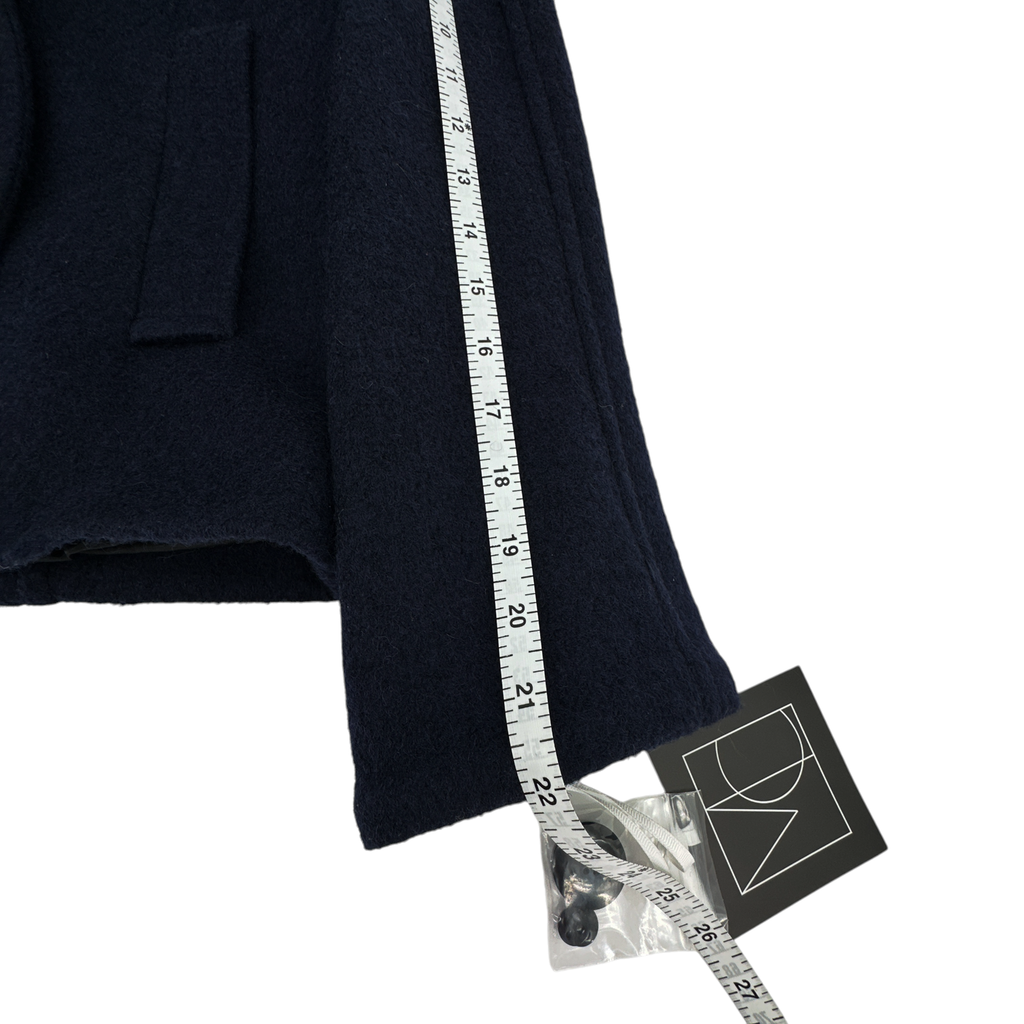MERCER COLLECTIVE Georgia Faux Fur Collar Double-Breasted Peacoat S Mercer Collective
