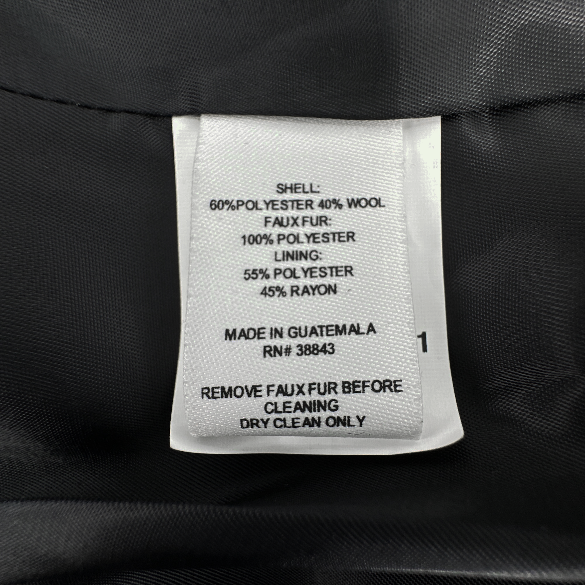 MERCER COLLECTIVE Georgia Faux Fur Collar Double-Breasted Peacoat S Mercer Collective
