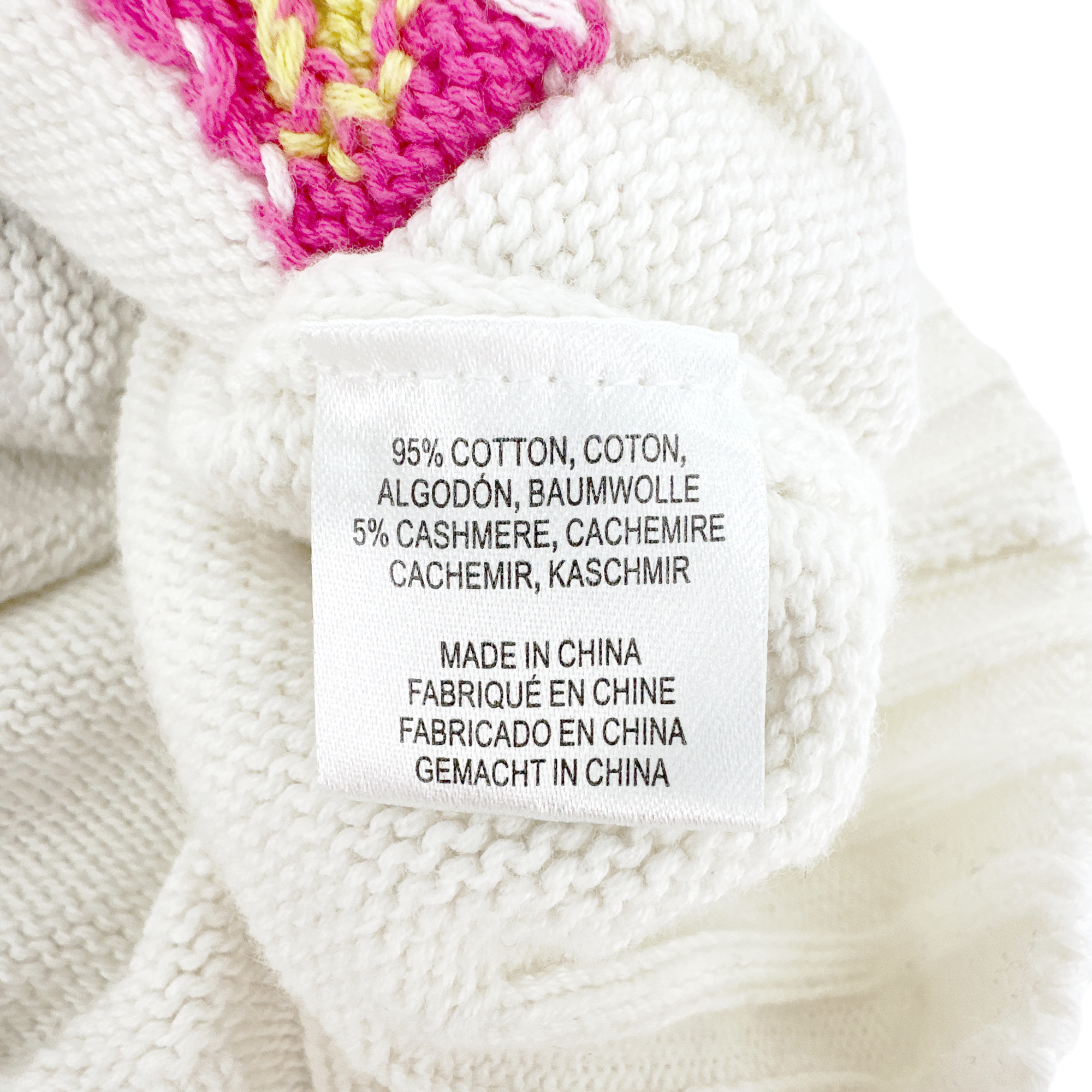 MINNIE ROSE Multi Color LOVE Crew Neck Sweater S Minnie Rose