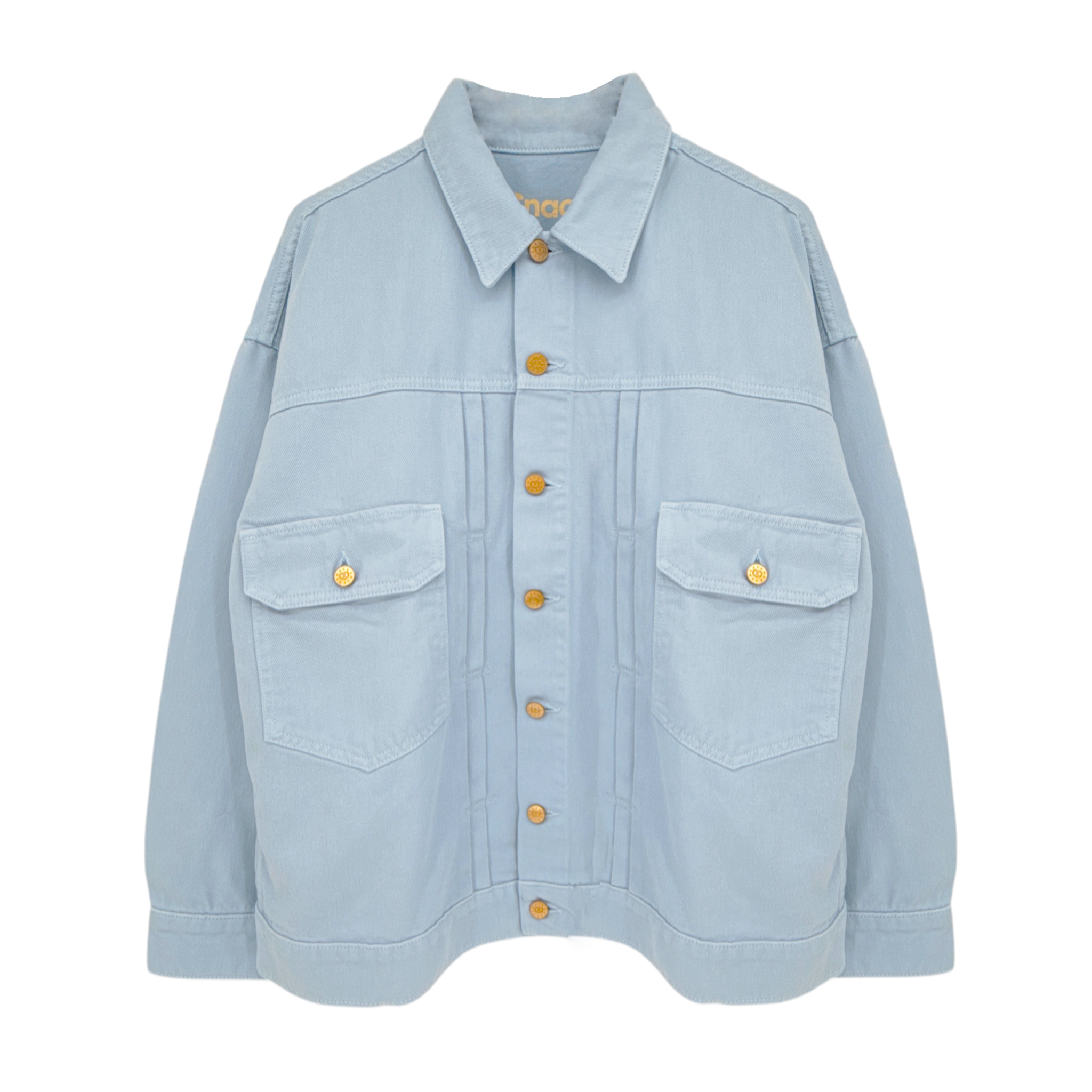 MOTHER Denim SNACKS! The Big Bite Jacket in Blue Barrymore XS Mother