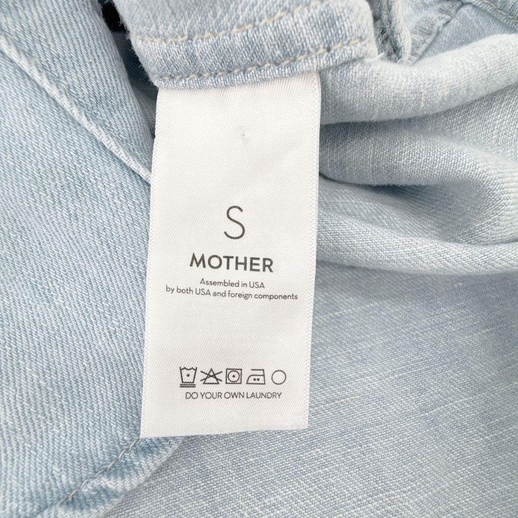 MOTHER The Ex Rodeo Shirt in Birds and Bees S Mother