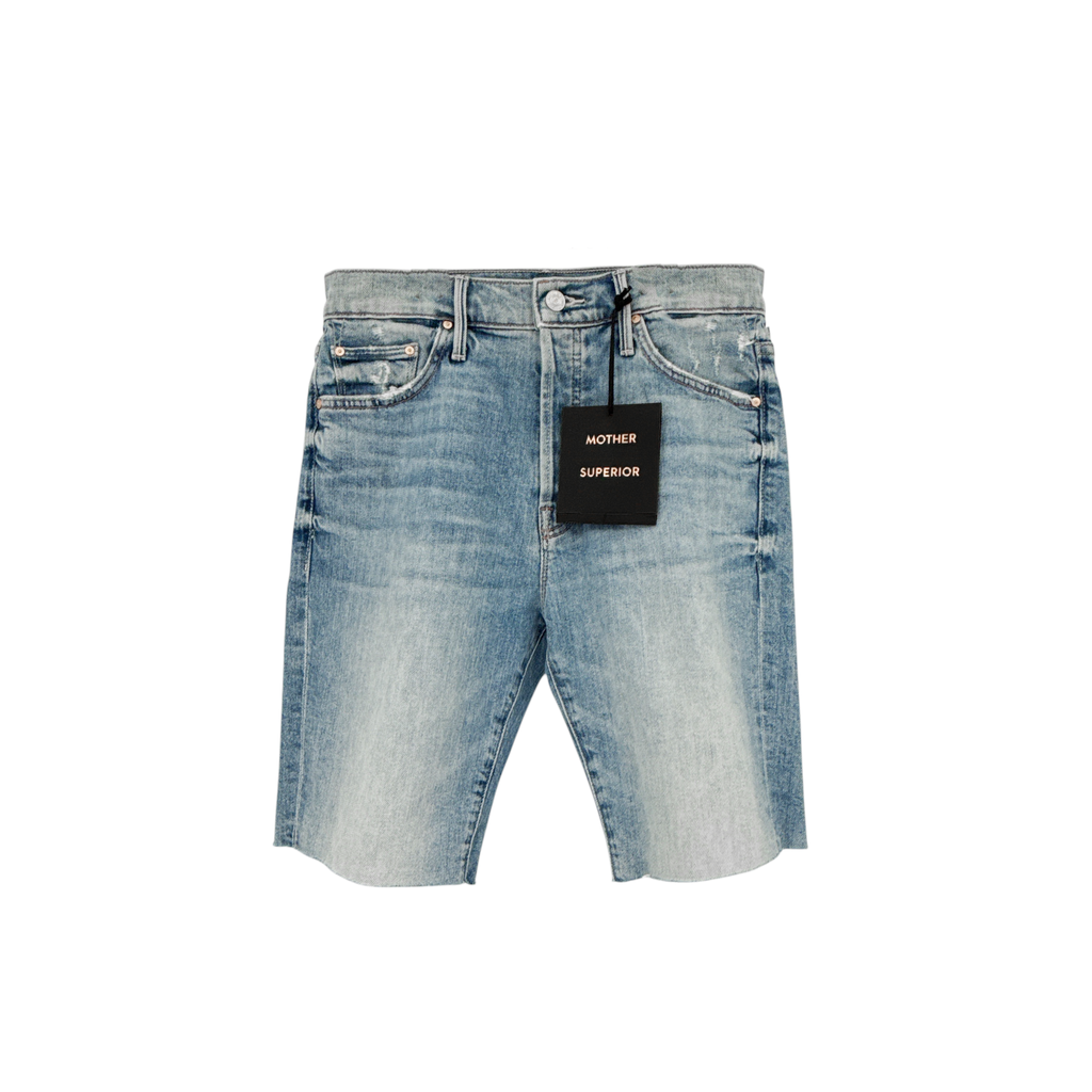 MOTHER The Trickster Short Fray Shorts in Slay It With Flowers 24|XS Mother