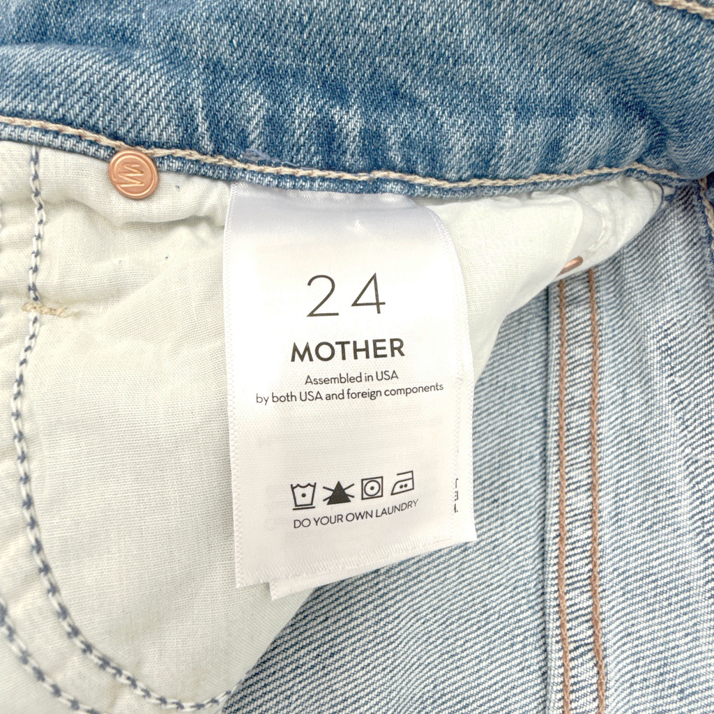 MOTHER The Trickster Short Fray Shorts in Slay It With Flowers 24|XS Mother