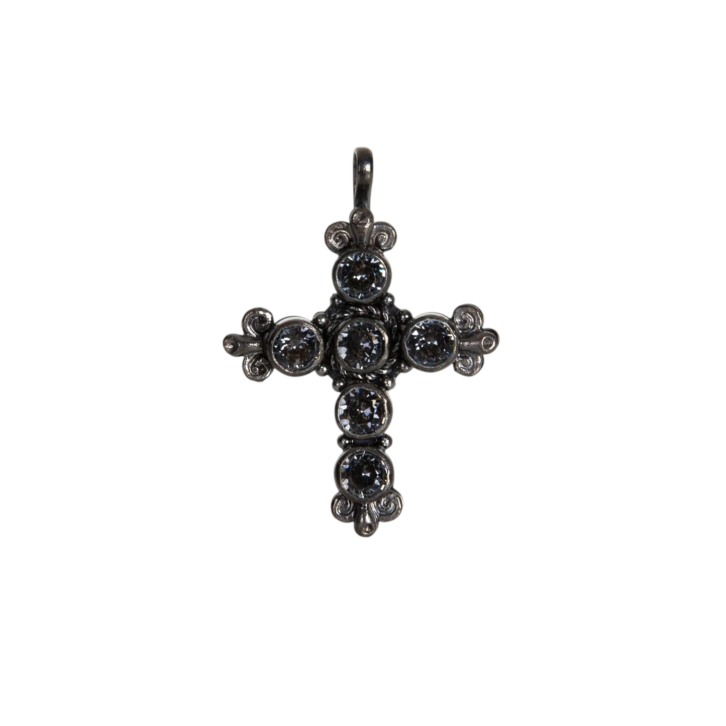 VIRGINS SAINTS & ANGELS VSA Audrey Medallion in Gunmetal