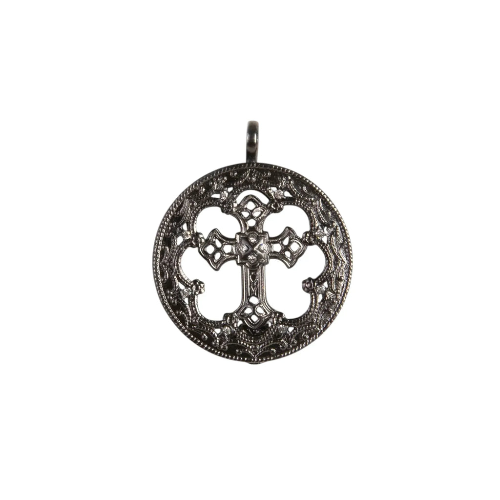 VIRGINS SAINTS & ANGELS VSA Basilica Hope Medallion in Gunmetal - flyKAMP