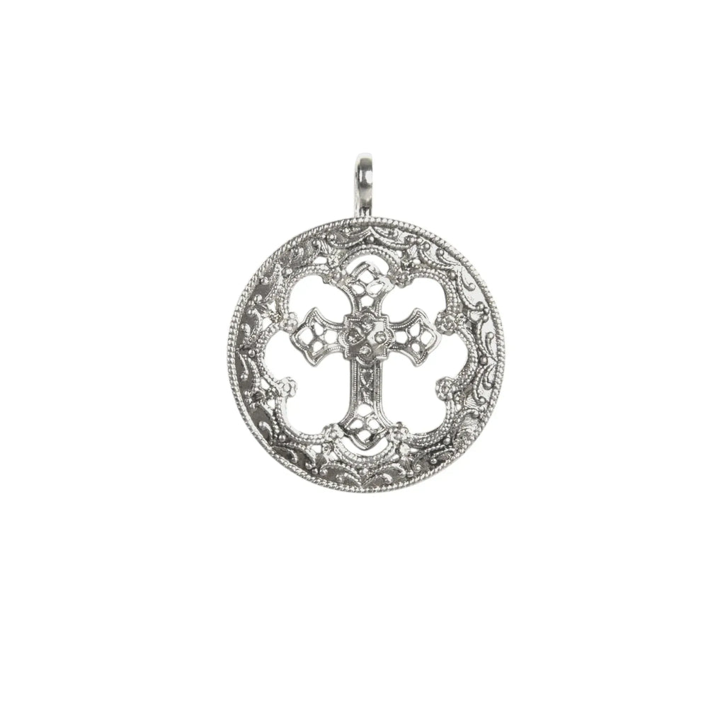VIRGINS SAINTS & ANGELS VSA Basilica Hope Medallion in Silver - flyKAMP