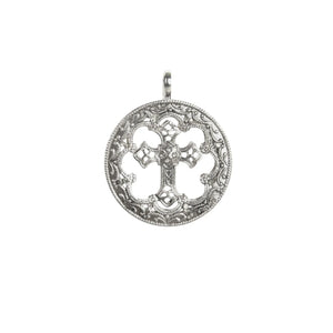 VIRGINS SAINTS & ANGELS VSA Basilica Hope Medallion in Silver