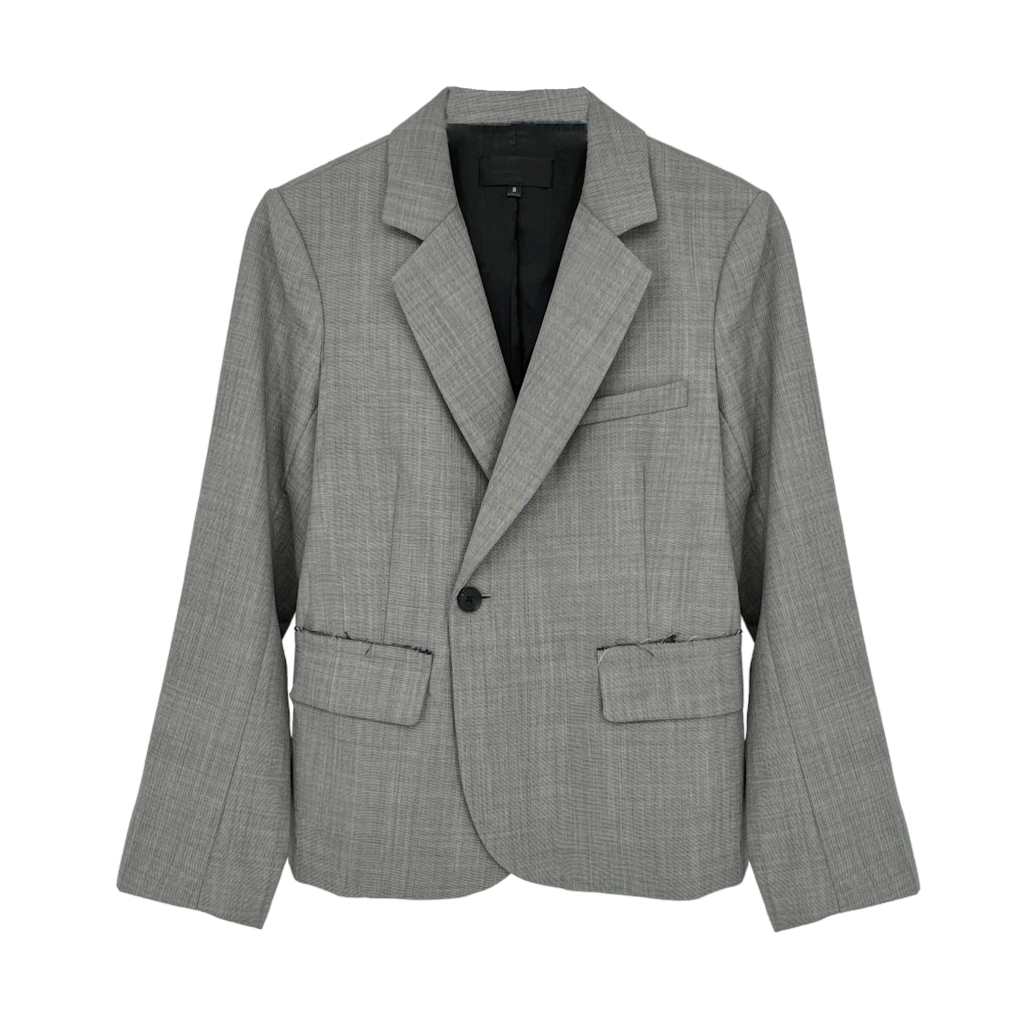 NILI LOTAN Jefferson Jacket Blazer in Grey 8 Nili Lotan