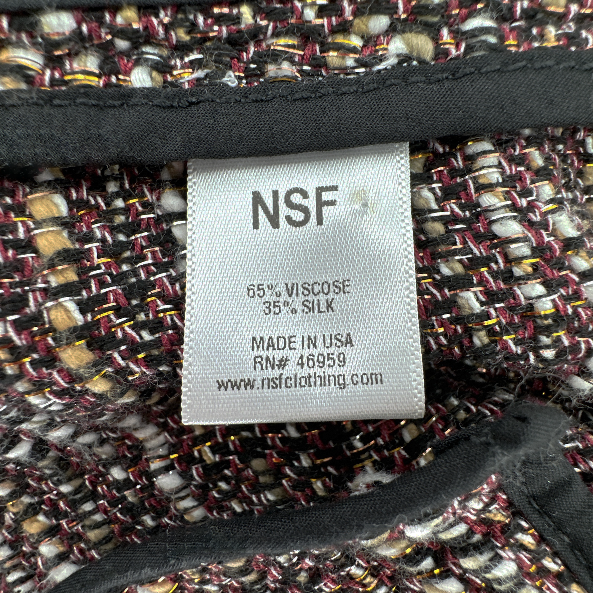 NSF Clothing Libby Jacket Mixed Berry Jacket M NSF