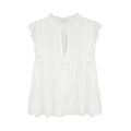 POUPETTE ST BARTH Paulina Blouse In Off White M Poupette St. Barth