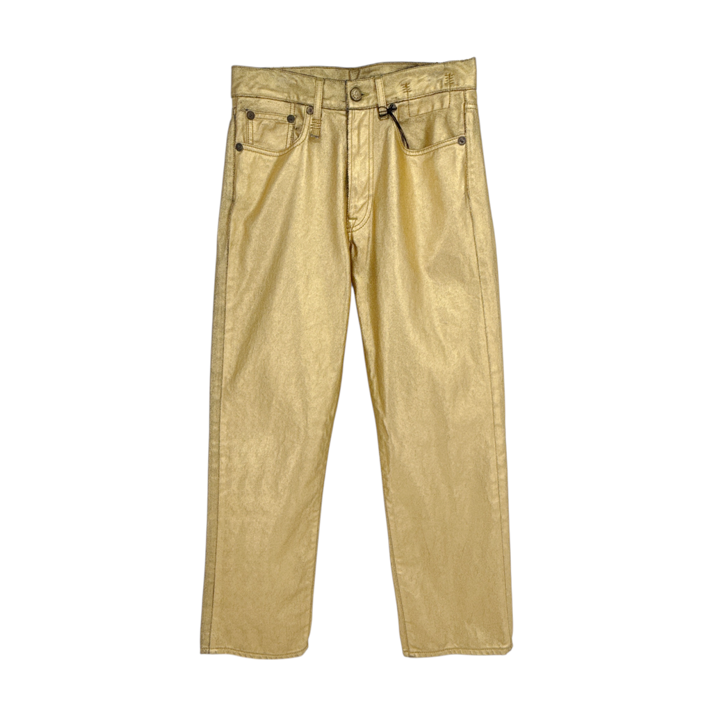 R13 Boyfriend Jean in Gold Indigo 24 R13