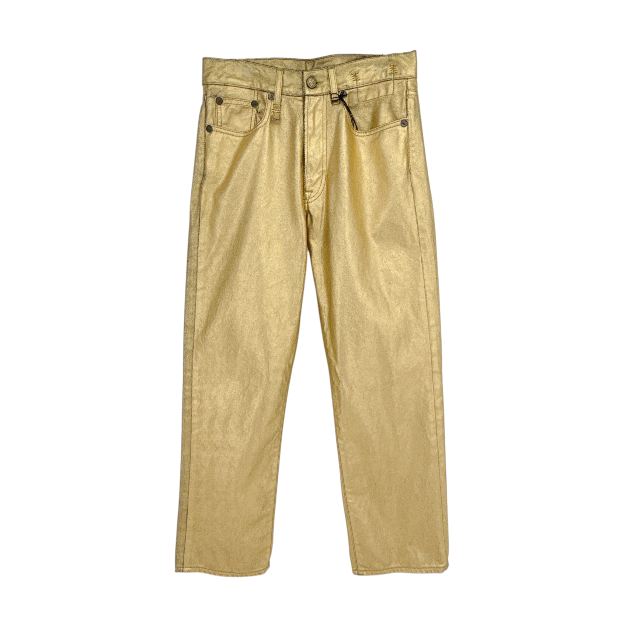 R13 Boyfriend Jean in Gold Indigo 24 R13