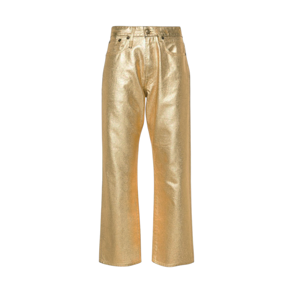 R13 Boyfriend Jean in Gold Indigo 24 R13